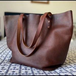 KMM & Co. Brown Kodiak Tote EUC